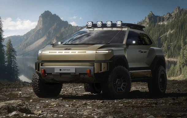 Hyundai показала Crater – радикальний концепт майбутнього позашляховика
