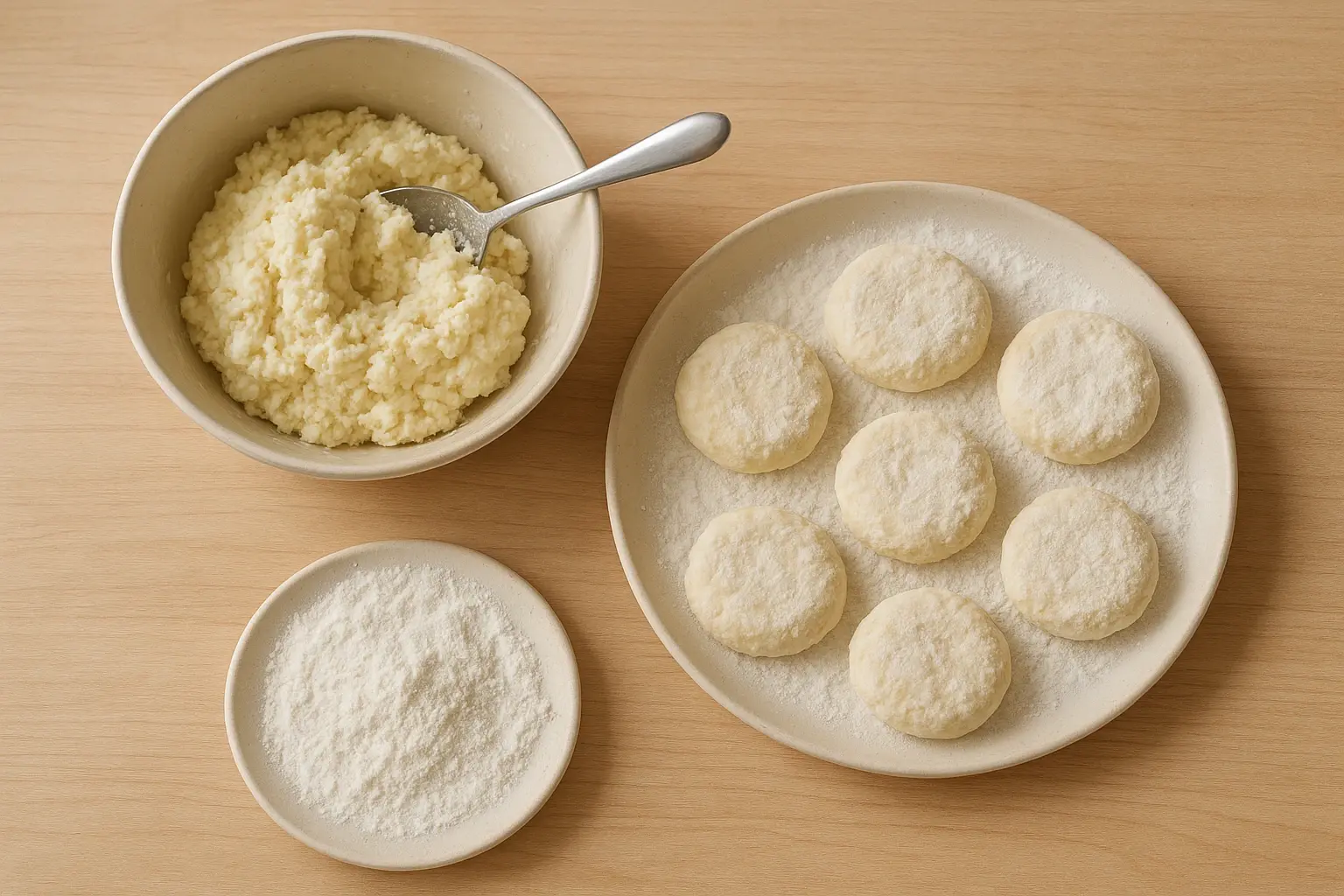 Рецепт сирників на сковороді