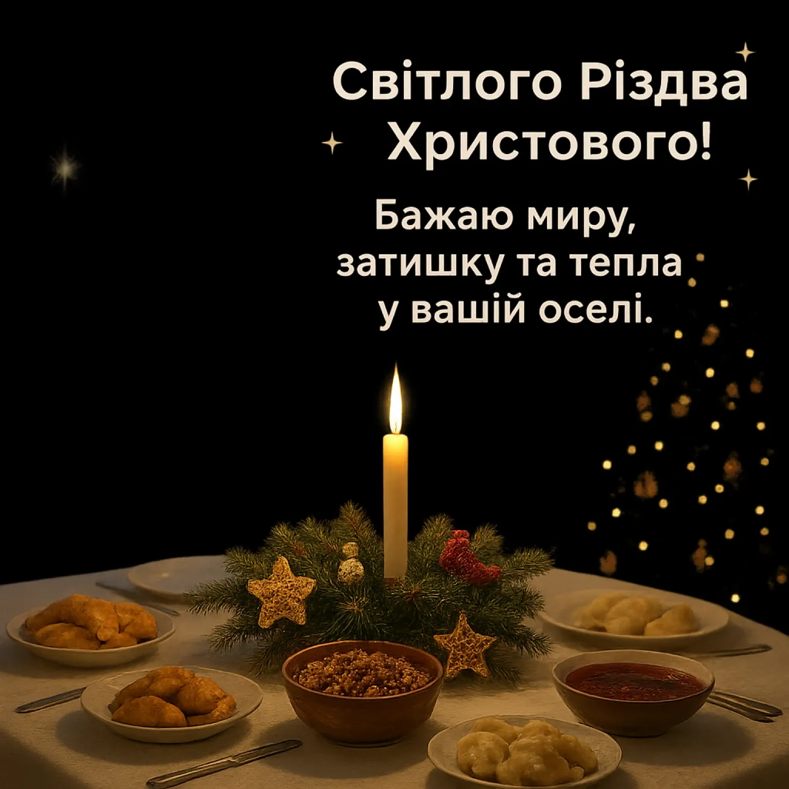 Привітання з Різдвом Христовим 2025: слова, що зігрівають душу Привітання з Різдвом Христовим 2025: слова, що зігрівають душу