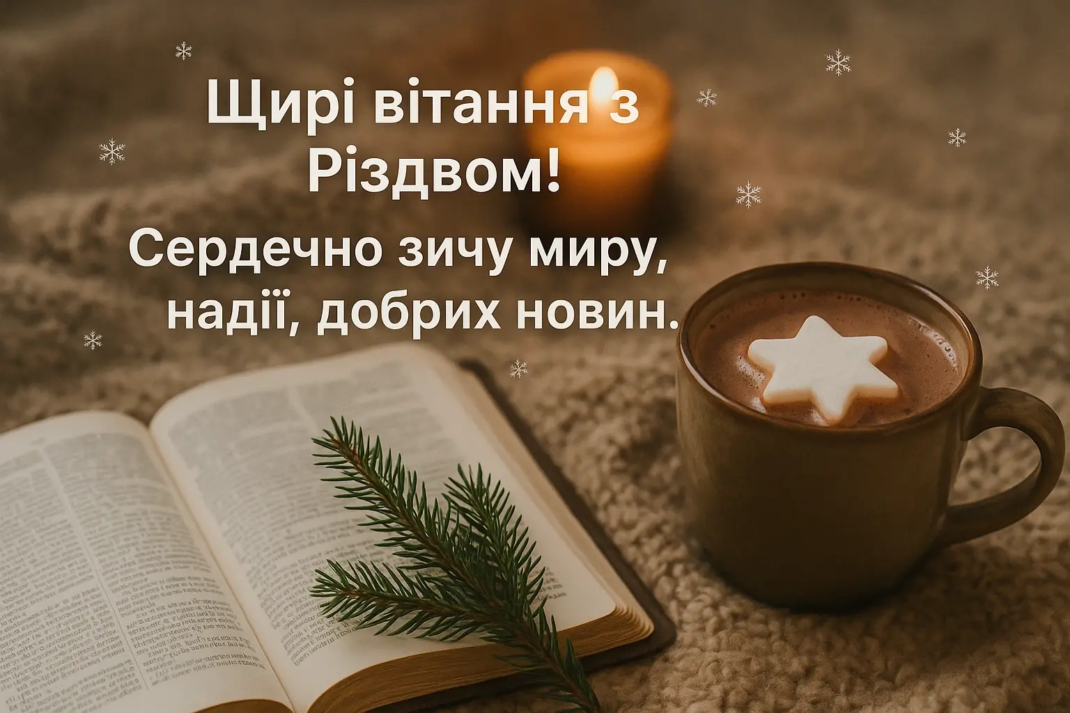 Привітання з Різдвом Христовим 2025: слова, що зігрівають душу Привітання з Різдвом Христовим 2025: слова, що зігрівають душу