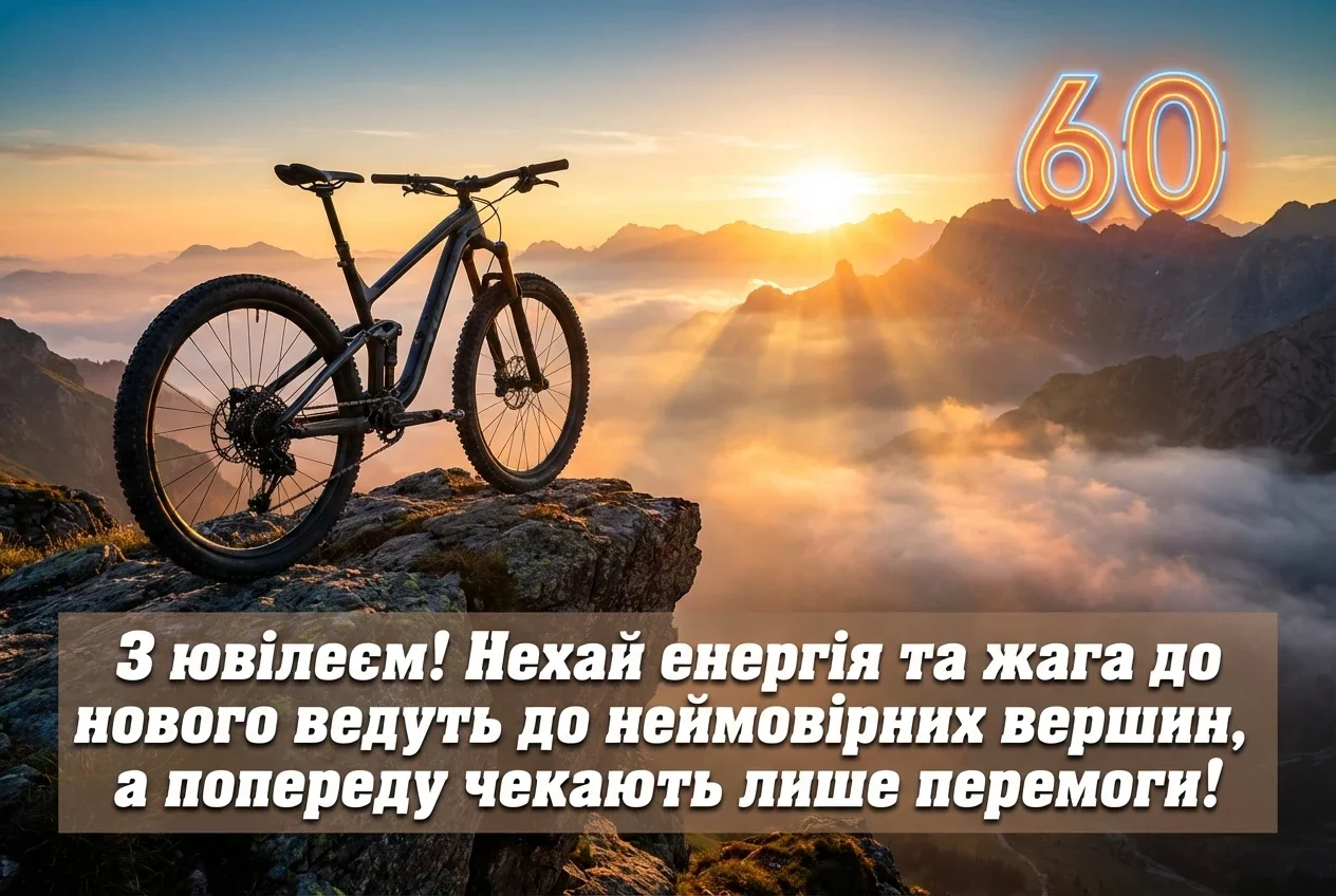 привітання з ювілеєм 60 років мужчині