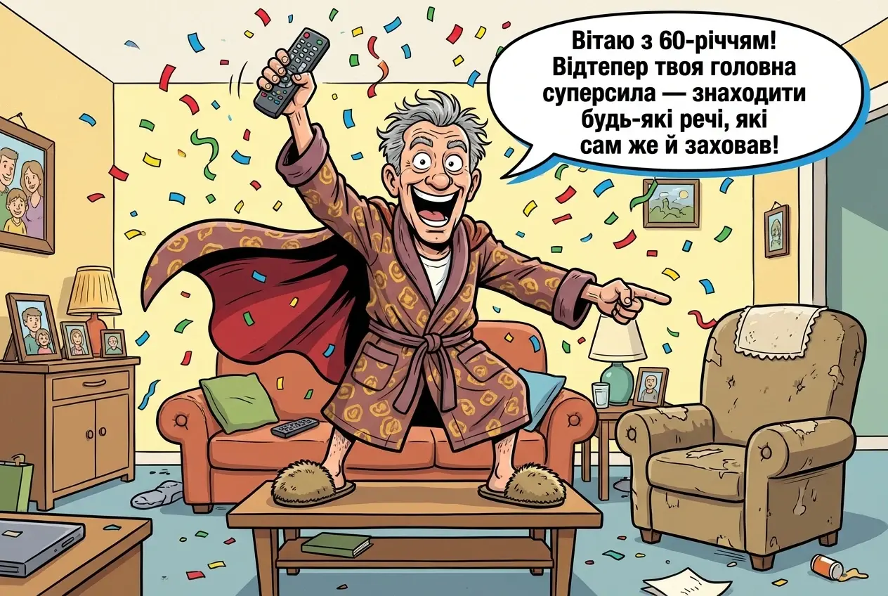 привітання з ювілеєм 60 років мужчині
