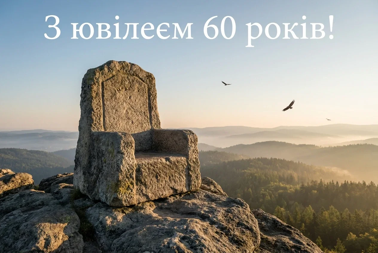 привітання з ювілеєм 60 років мужчині