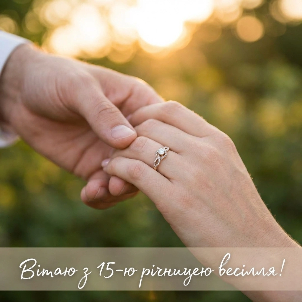 весілля 15 років