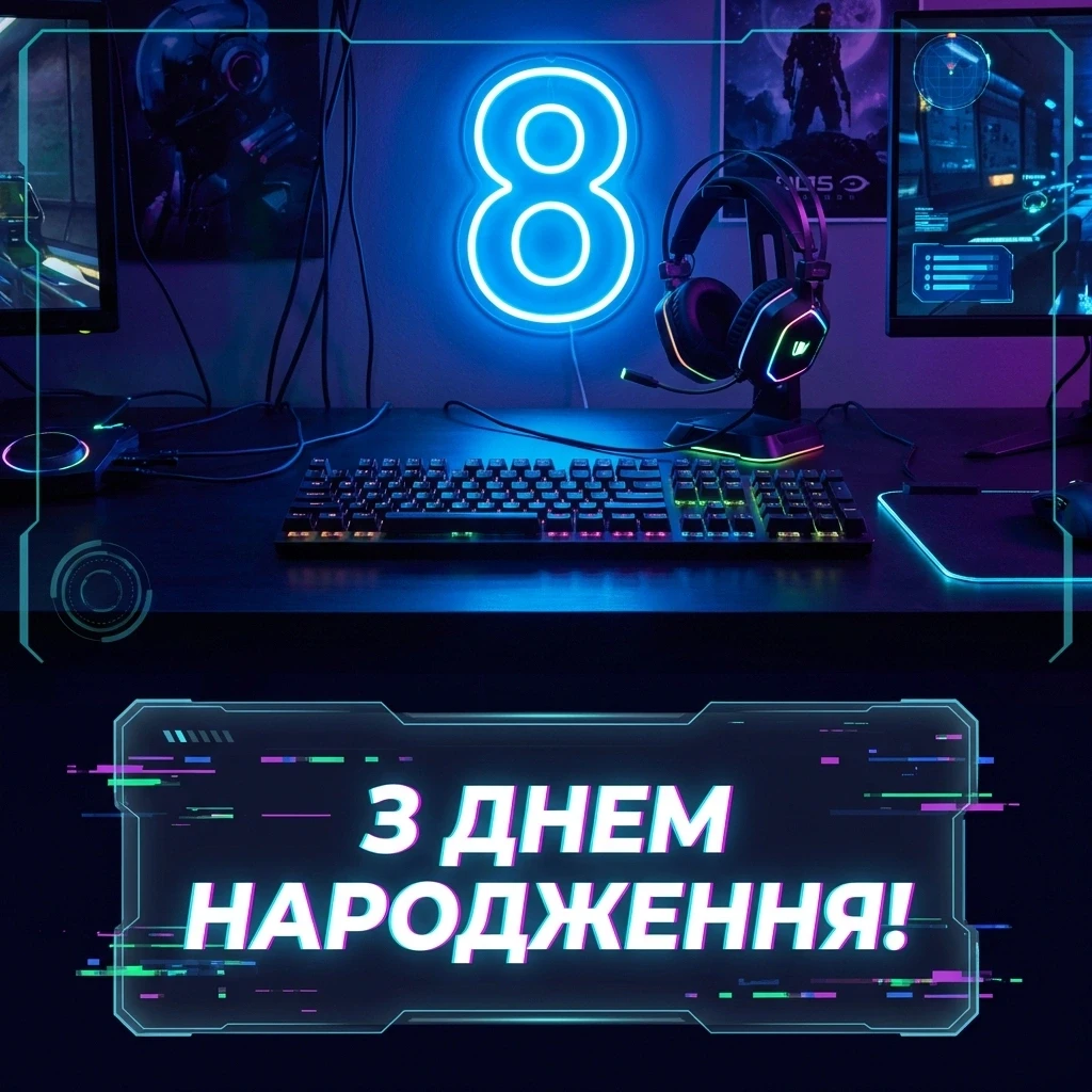 з днем народження 8 років хлопчику