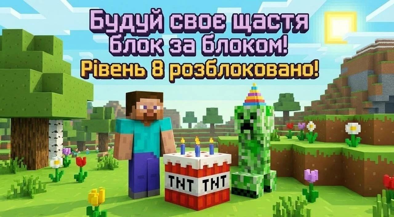 Привітання з днем народження хлопчику на 8 років