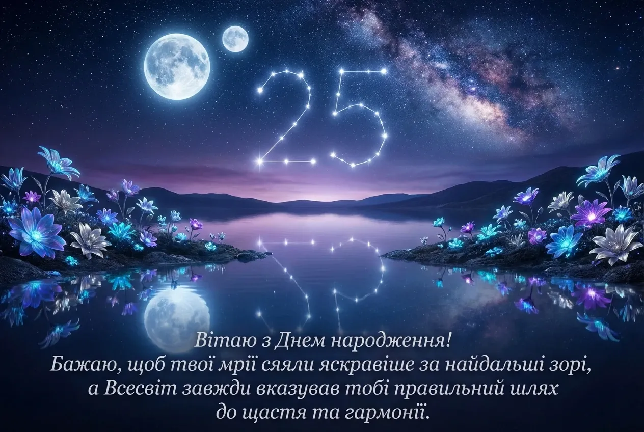картинки з днем народження 25 років дівчині