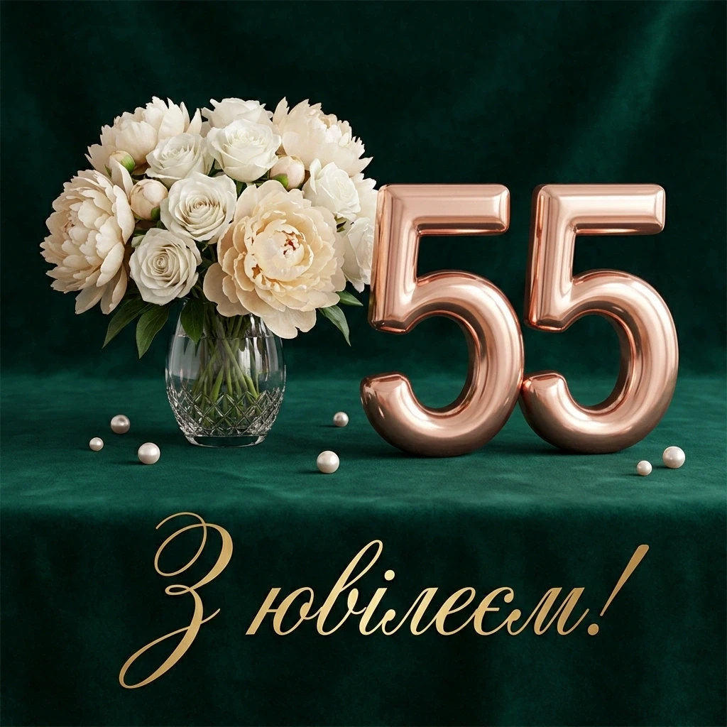 з ювілеєм 55 мамі