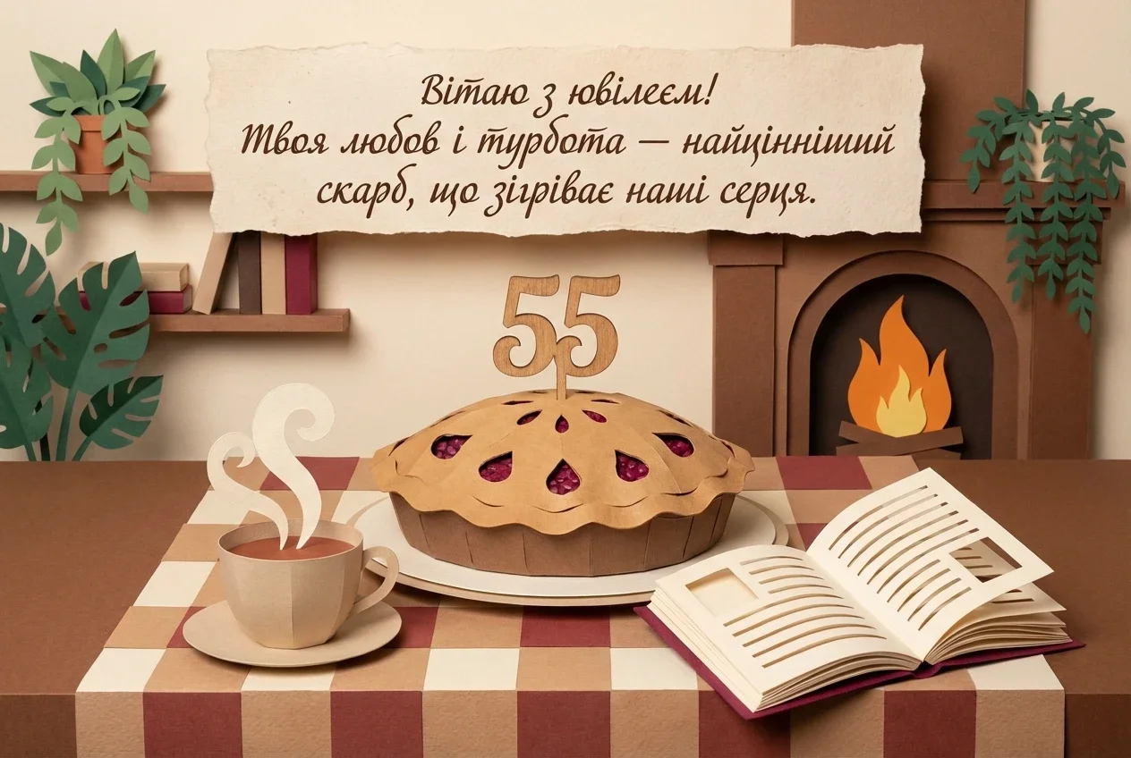 з ювілеєм 55 мамі