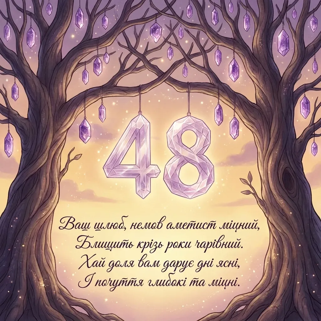 48 років весілля привітання
