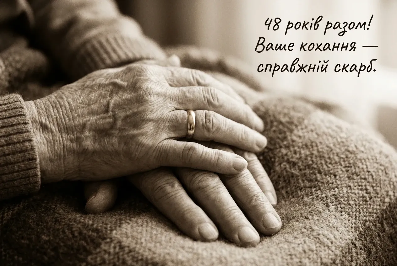 48 років весілля привітання