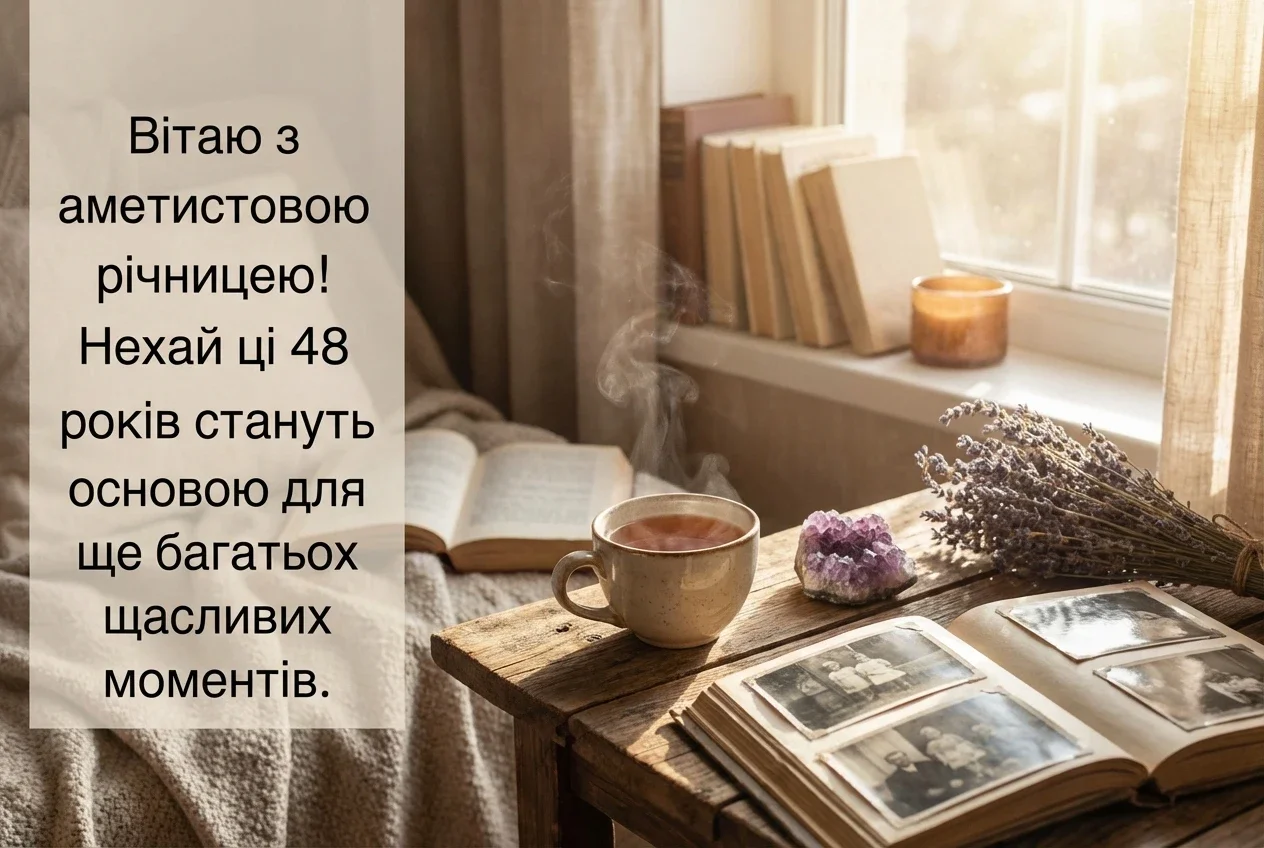 48 років весілля привітання