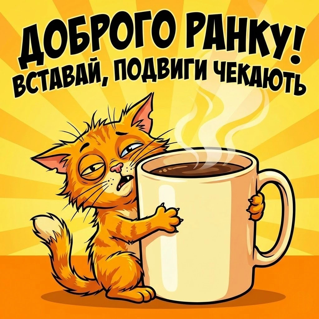 Доброго ранку: прикольні картинки для позитивного та сонячного настрою