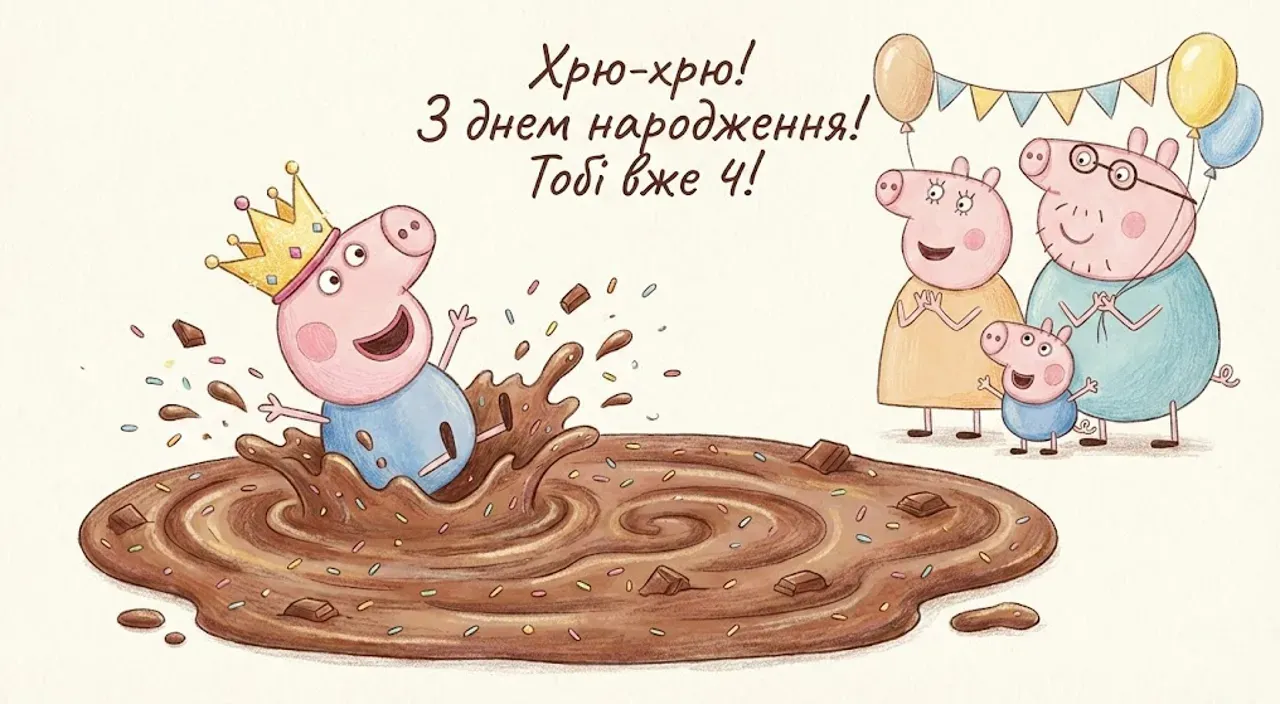 Привітання дівчинці з днем народження на 4 роки