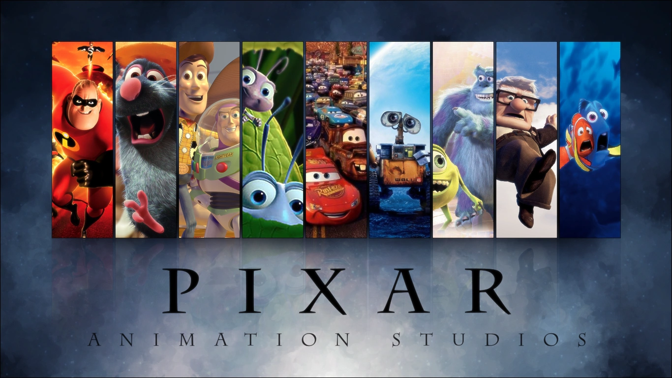 Повний каталог мультфільмів Pixar з описами