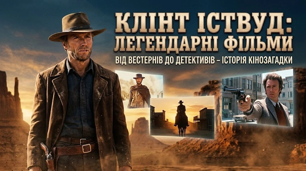 Повний список фільмів Клінта Іствуда з описами