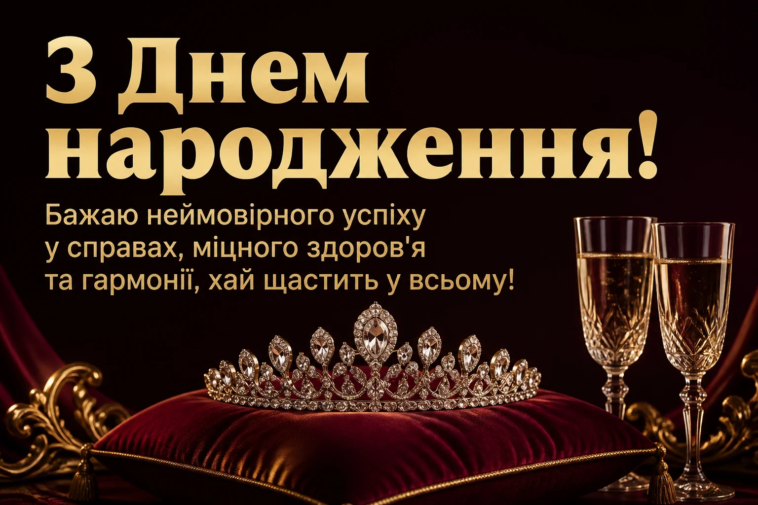 привітання з днем народження жінці українською мовою
