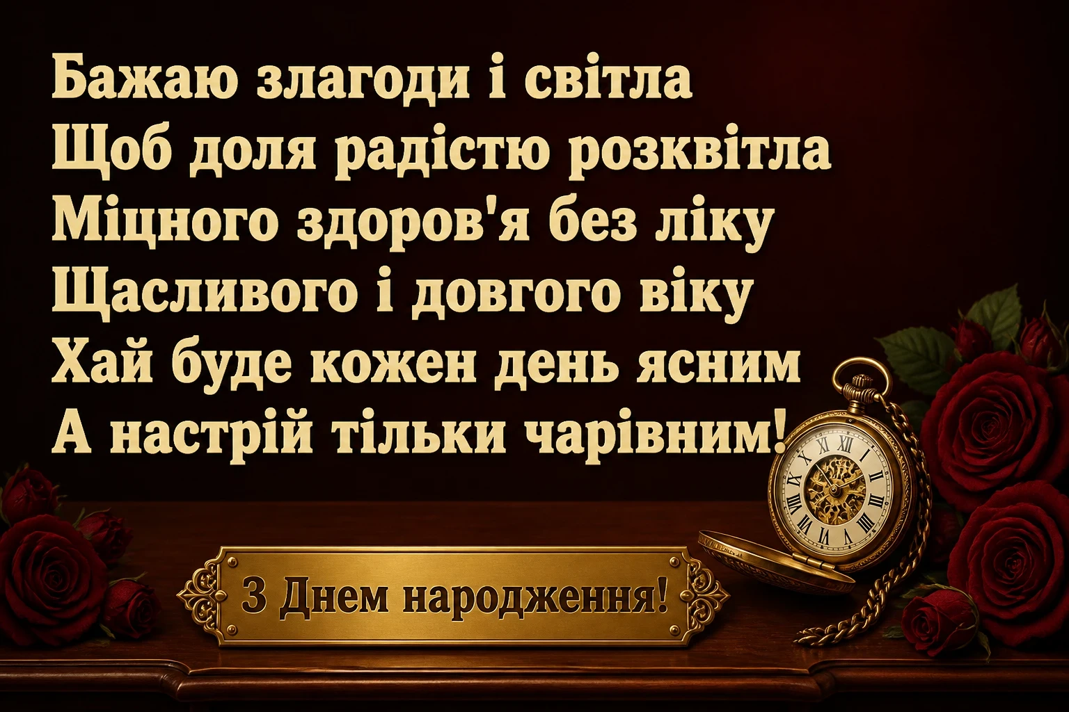 привітання з днем народження жінці українською мовою