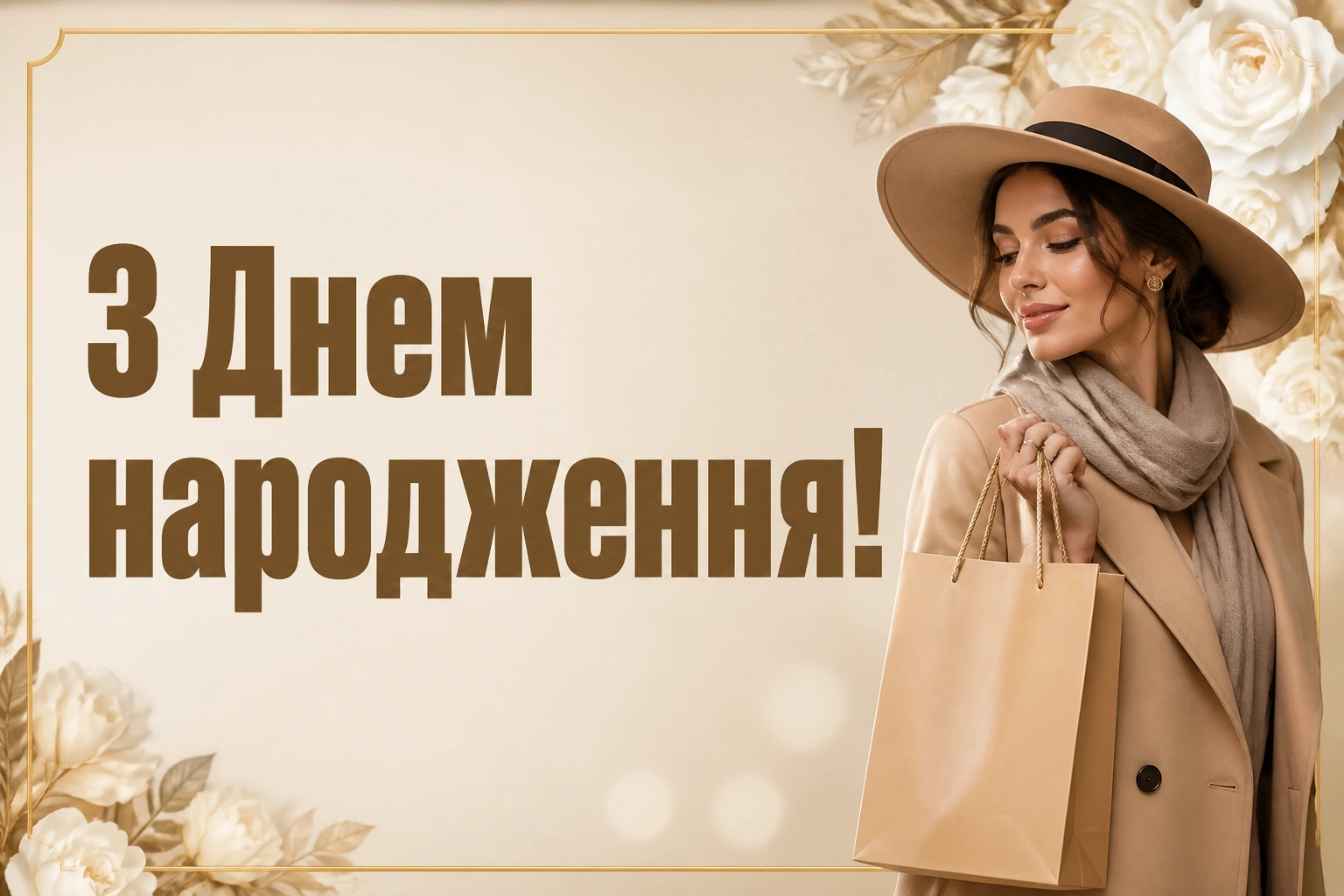 привітання з днем народження жінці українською мовою
