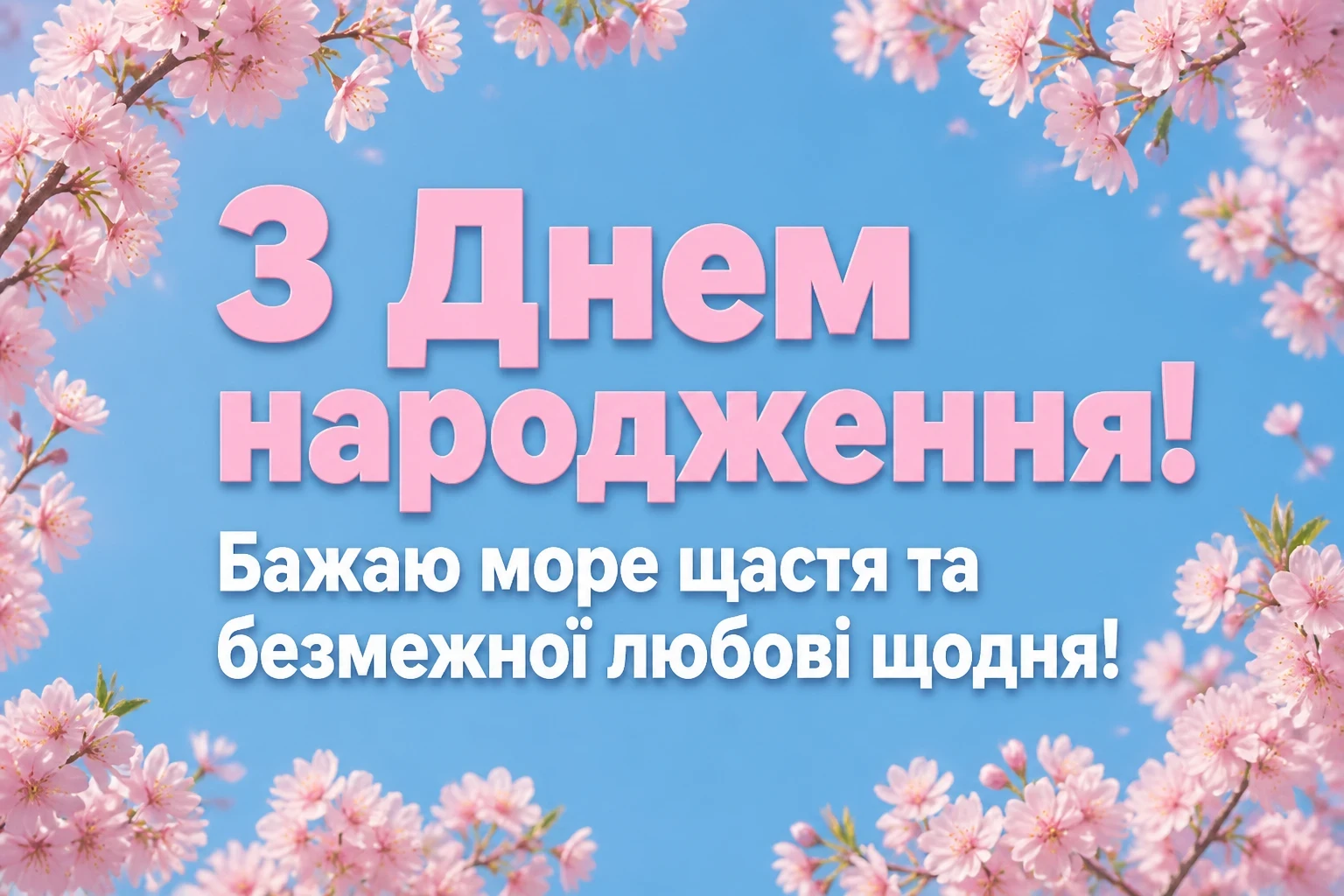 привітання з днем народження жінці українською мовою