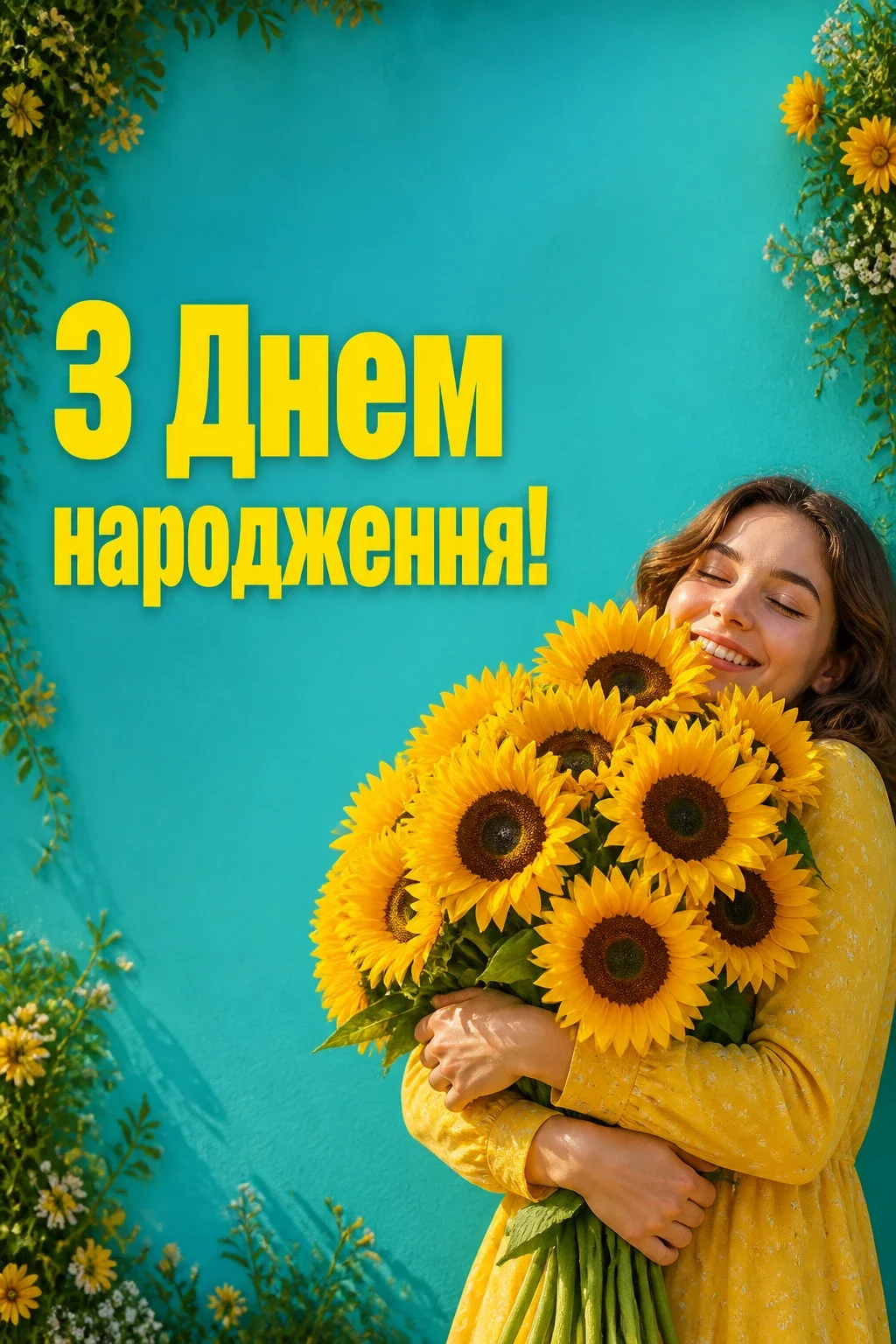 привітання з днем народження жінці українською мовою