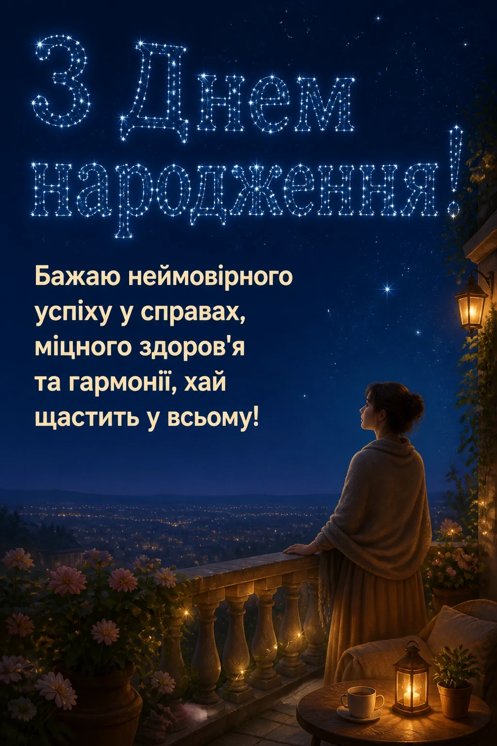 привітання з днем народження жінці українською мовою