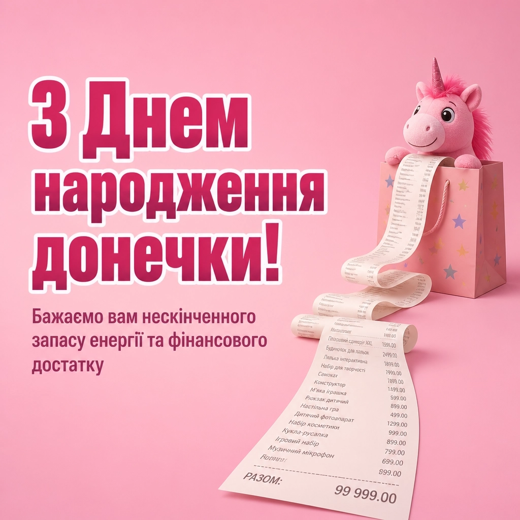 привітання з днем народження донечки батькам
