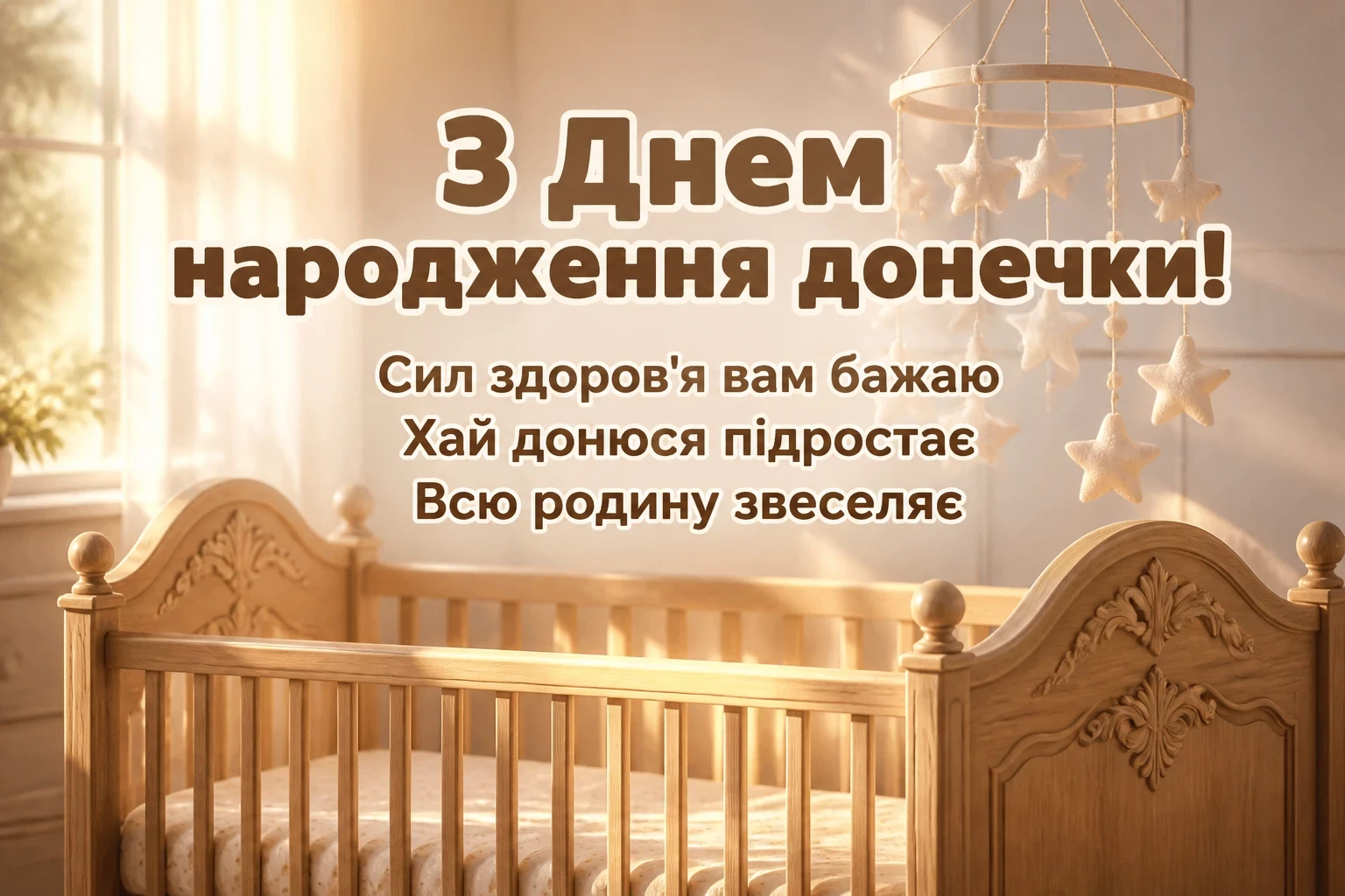 привітання з днем народження донечки батькам
