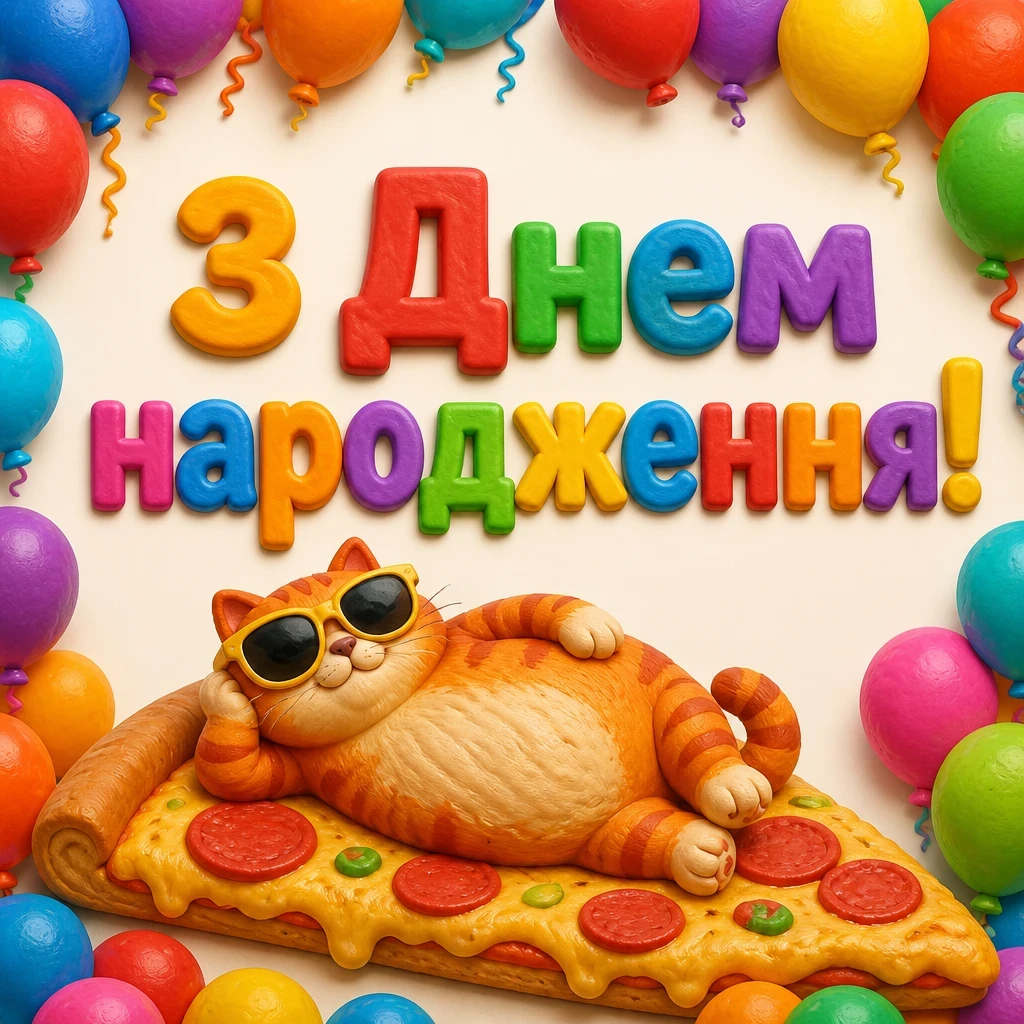прикольне привітання з днем народження