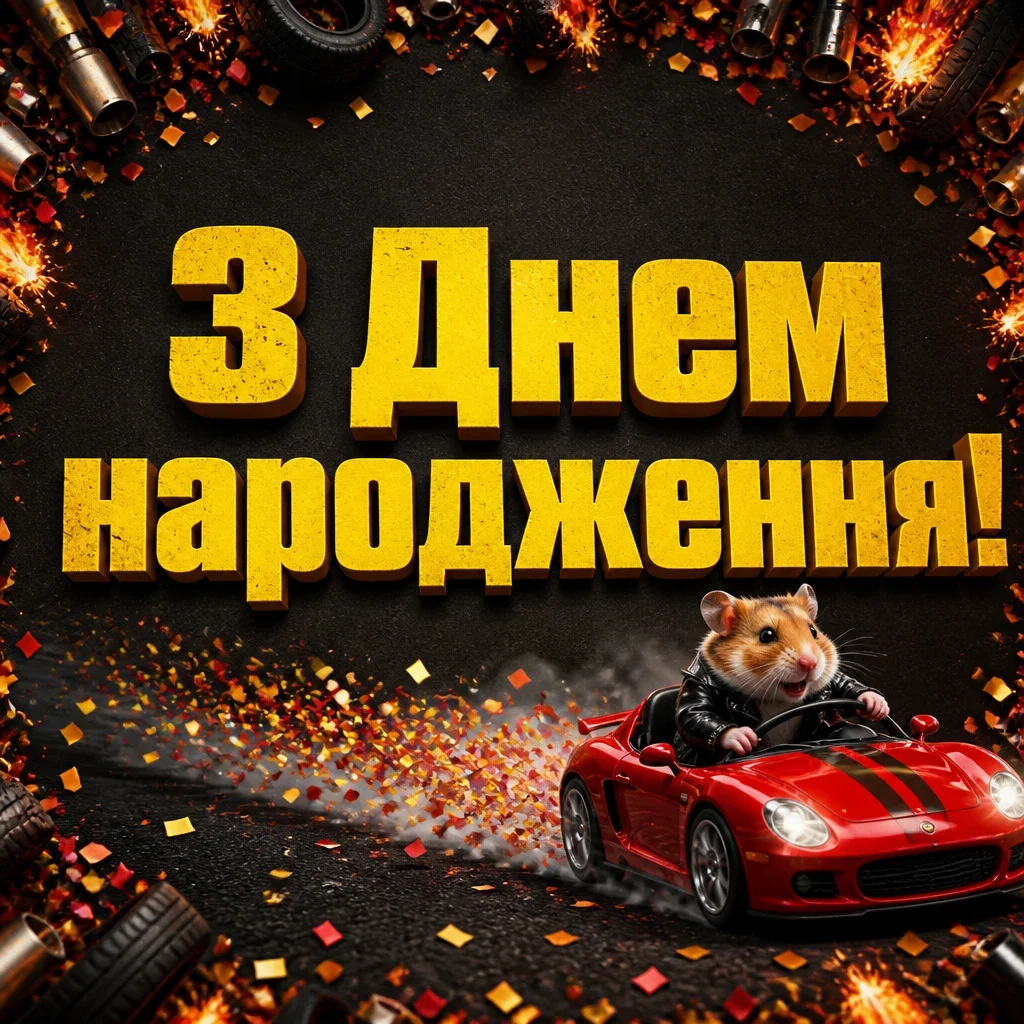 прикольне привітання з днем народження