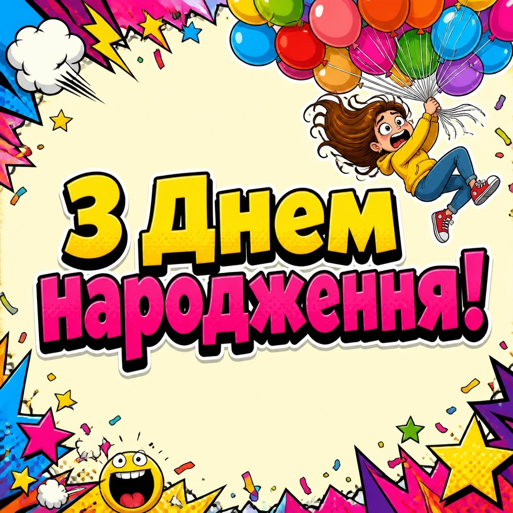 прикольне привітання з днем народження