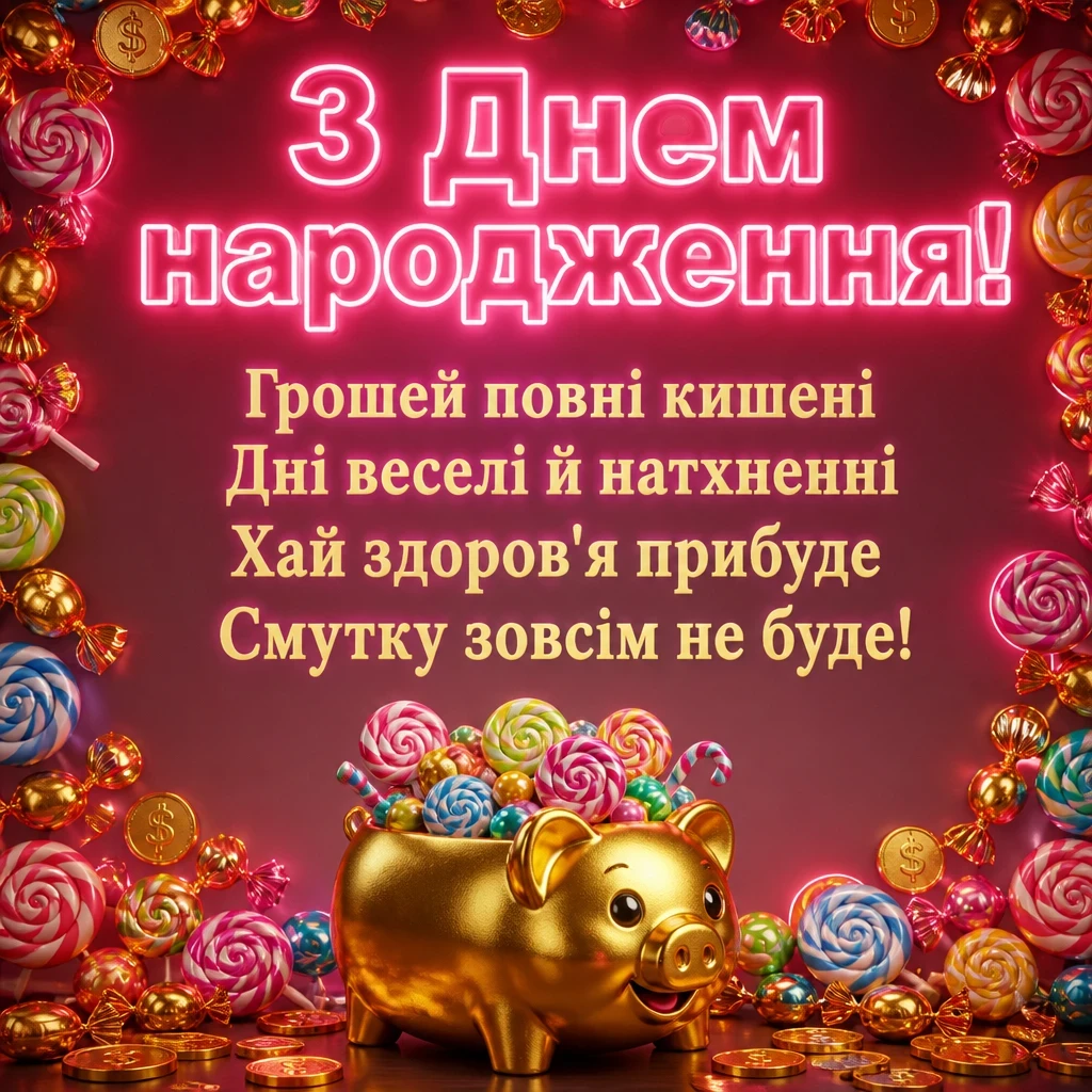 прикольне привітання з днем народження