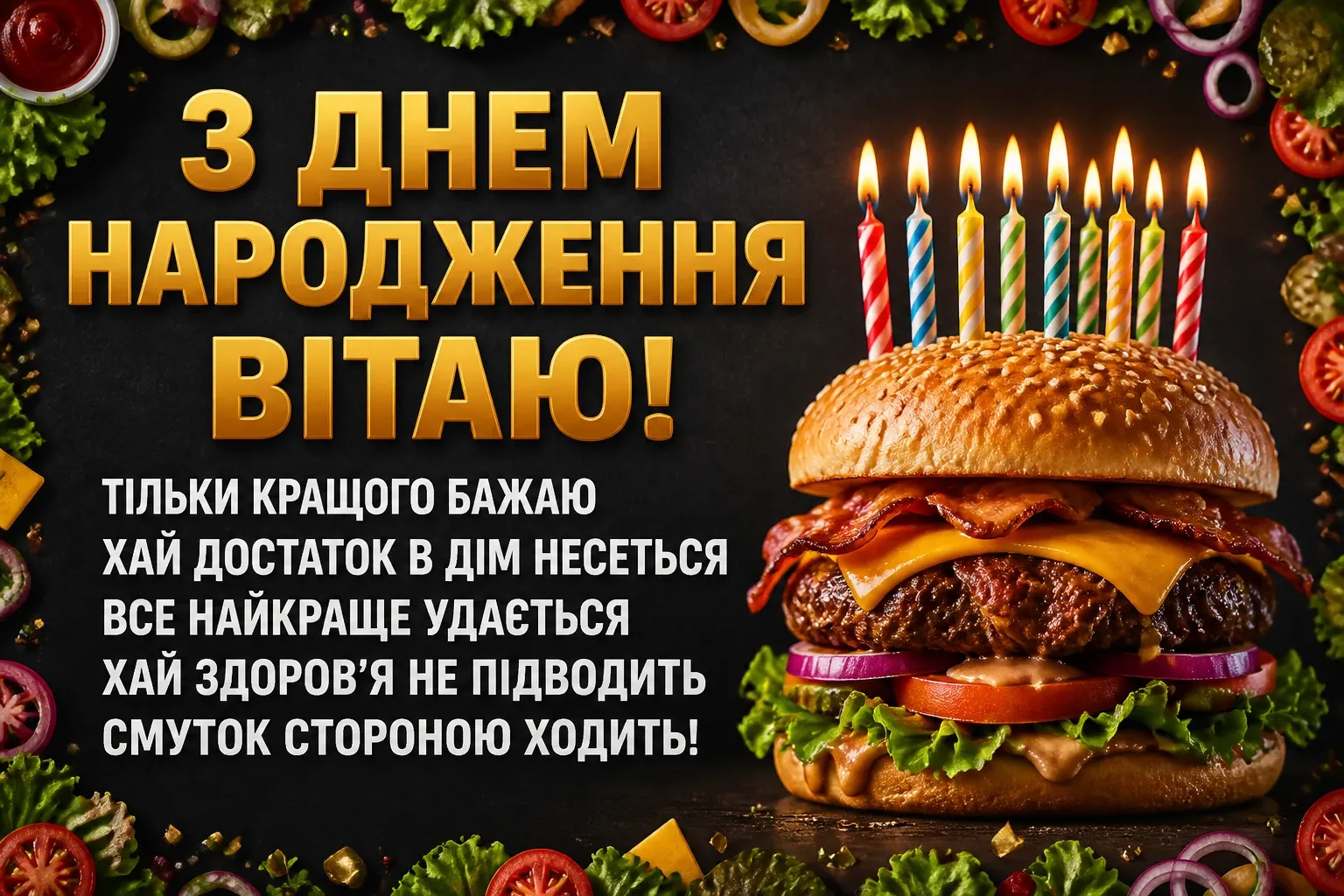 прикольне привітання з днем народження