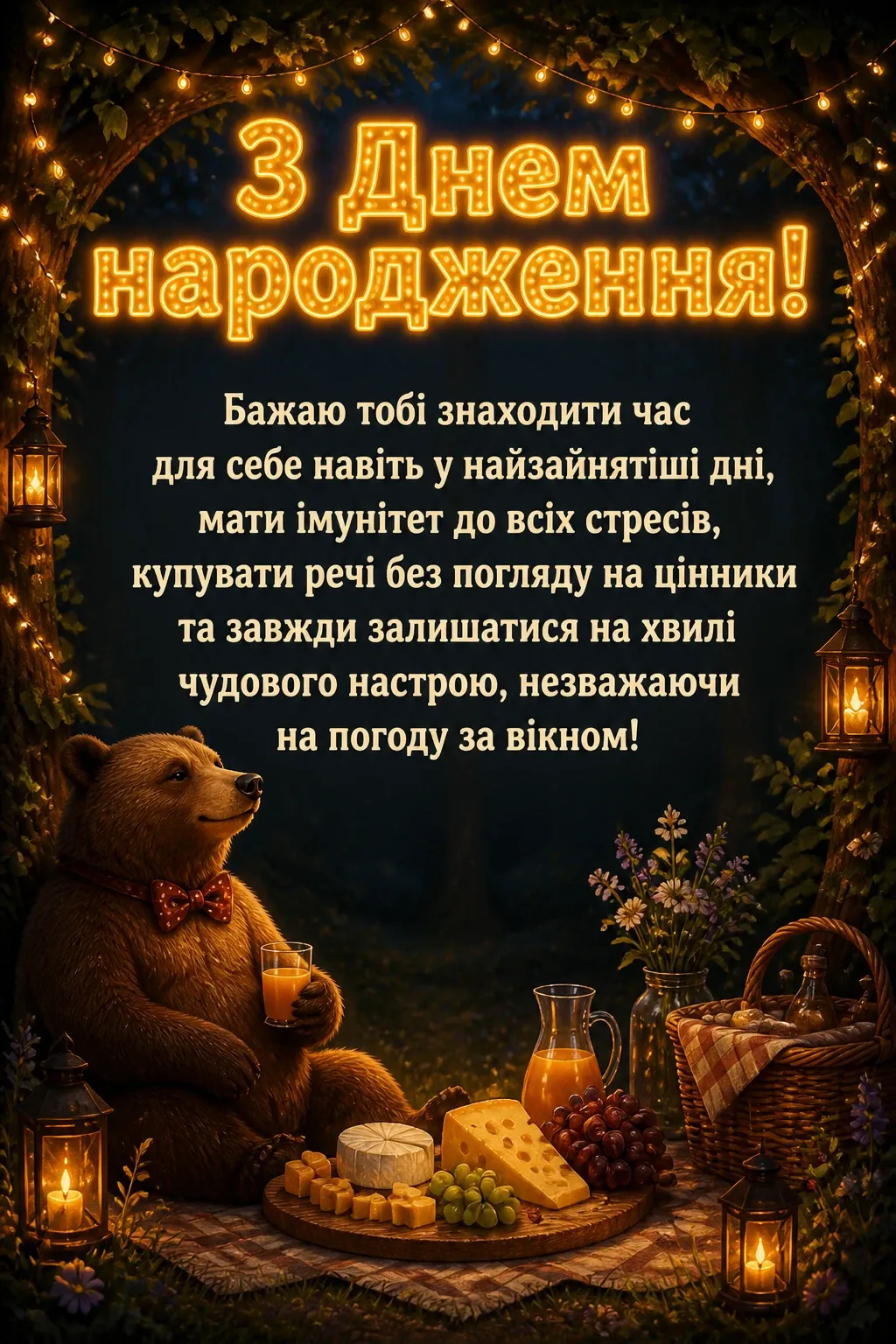 прикольне привітання з днем народження