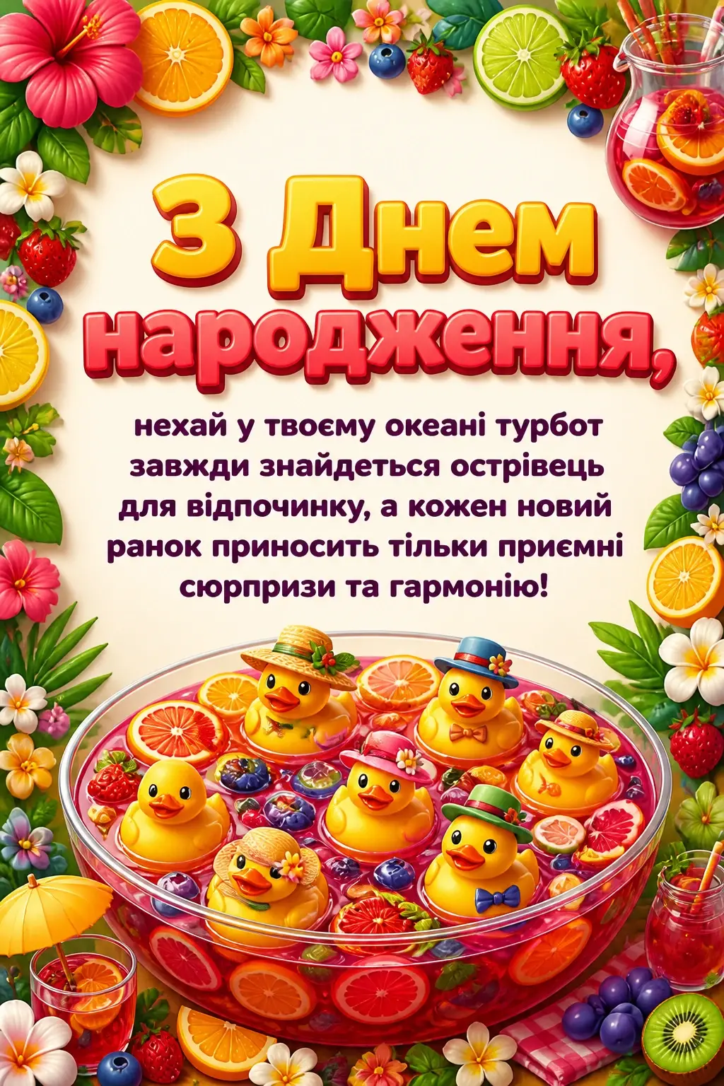 прикольне привітання з днем народження