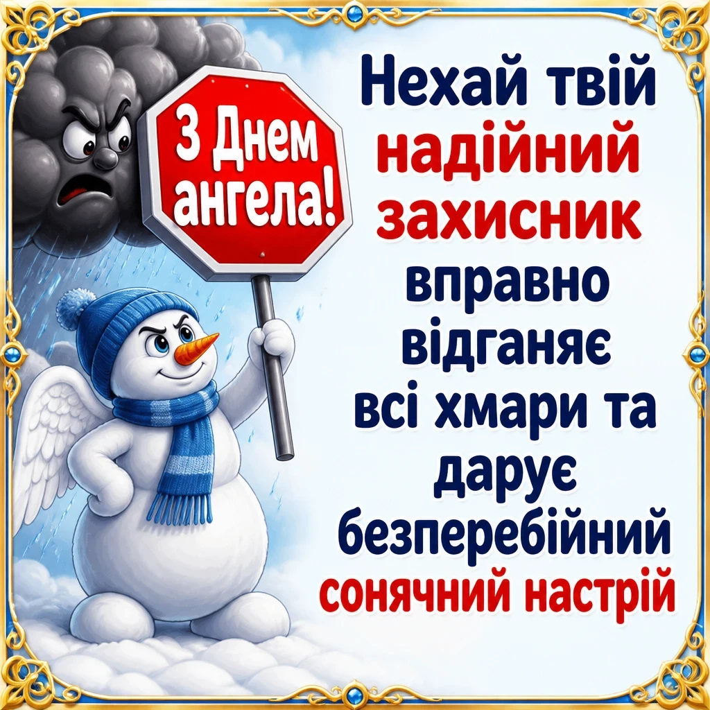 привітання з днем ангела своїми словами