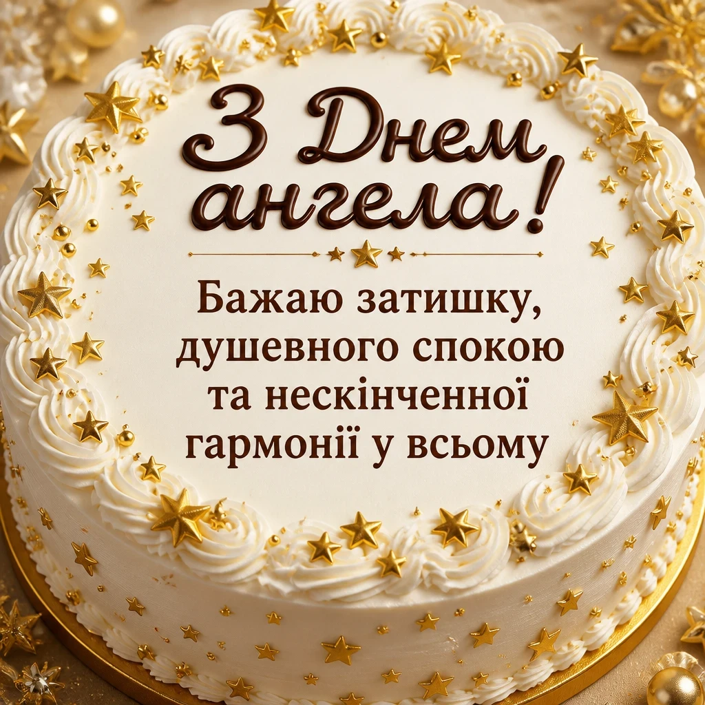 привітання з днем ангела своїми словами