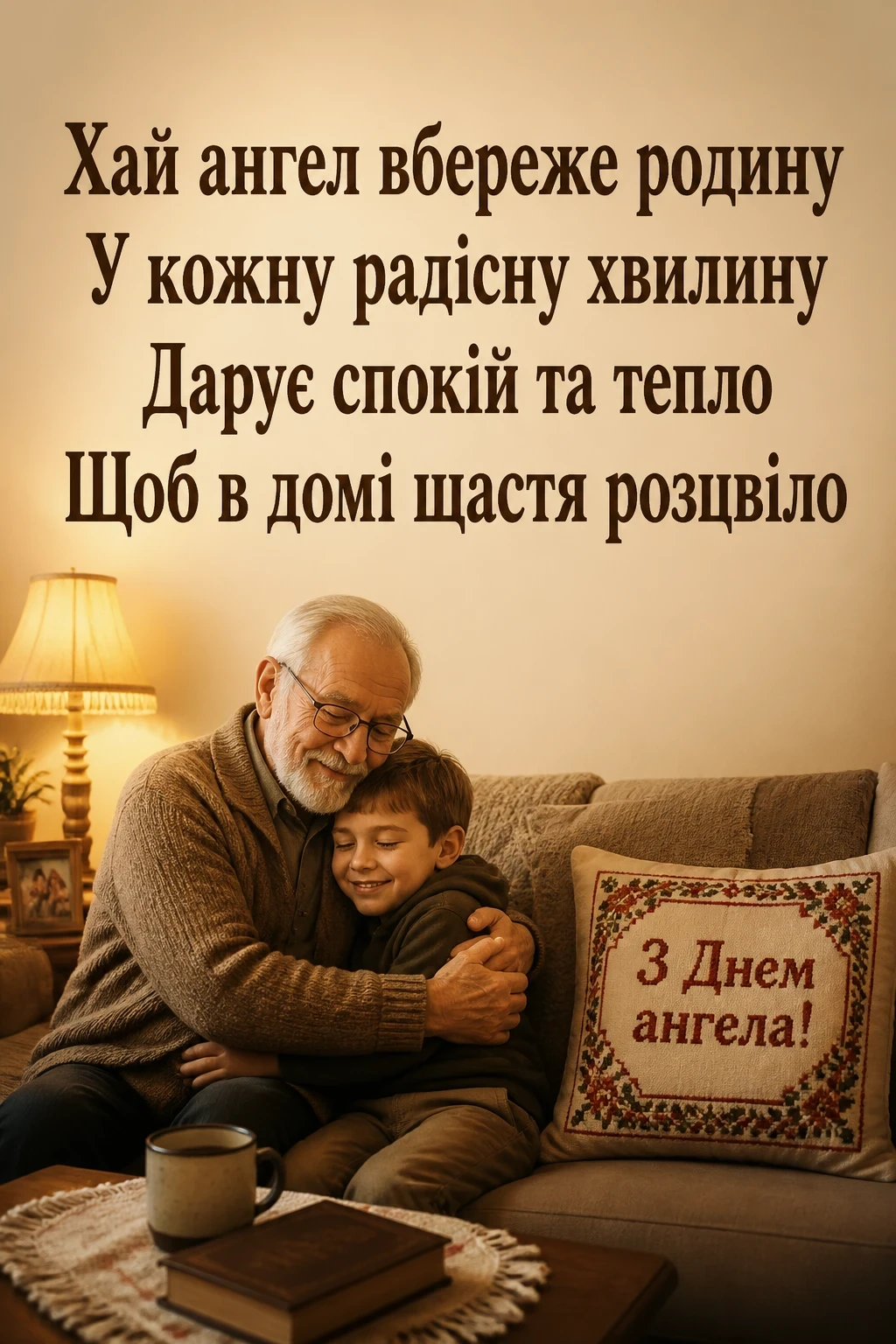 привітання з днем ангела своїми словами