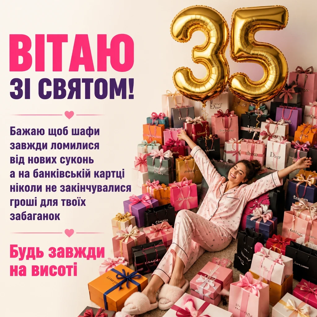 35 років прикольні привітання з 35 річчям жінці 35 років прикольні привітання з 35 річчям жінці