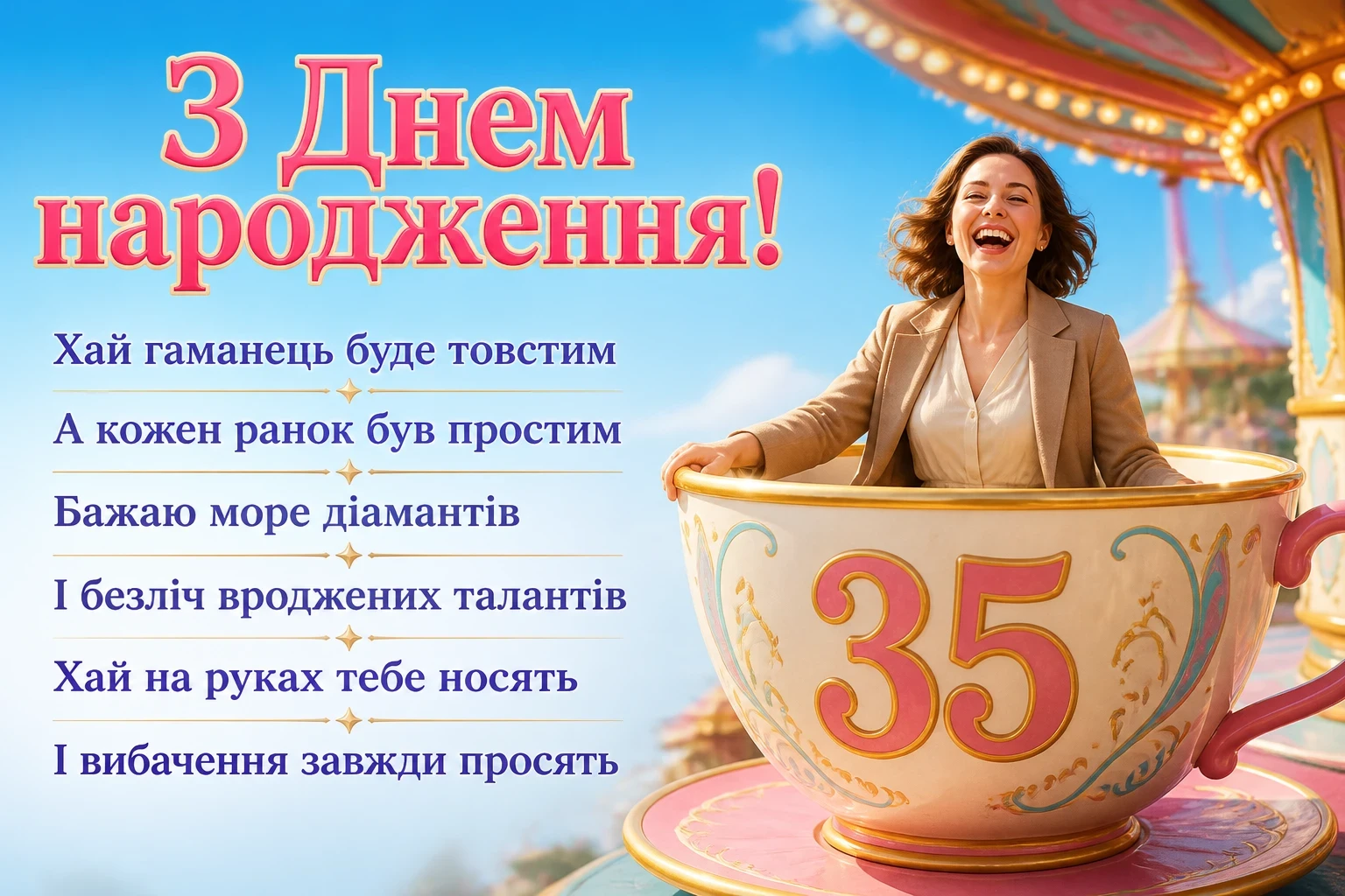 35 років прикольні привітання з 35 річчям жінці 35 років прикольні привітання з 35 річчям жінці