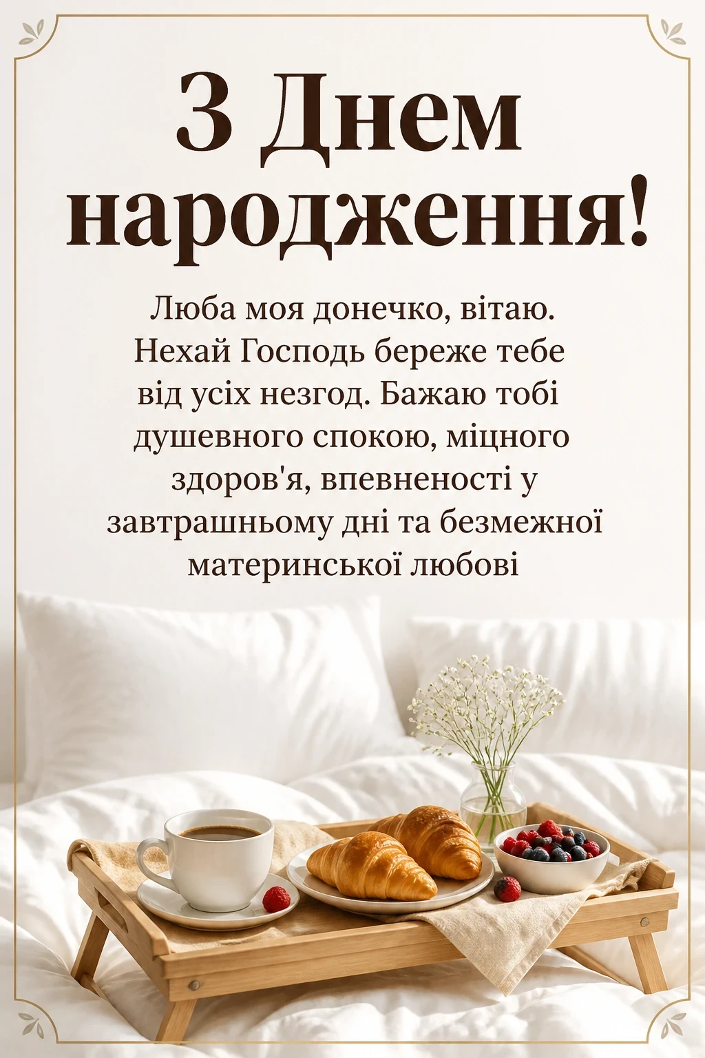 привітання з днем народження для дорослої дочки від мами своїми словами
