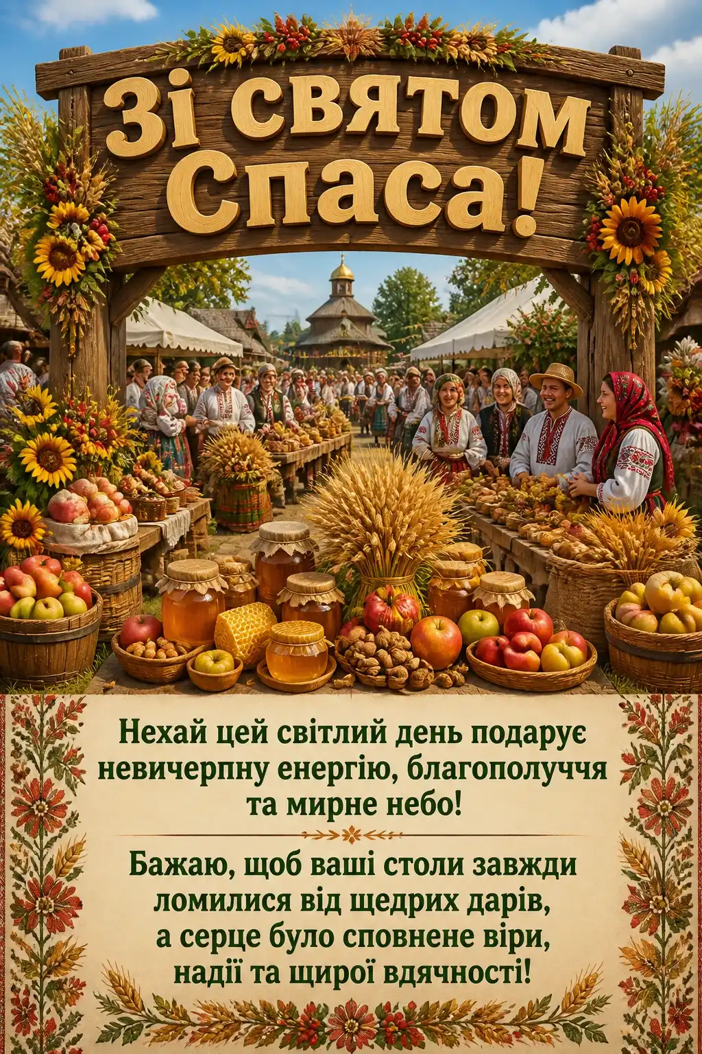 привітання зі спасом привітання зі спасом