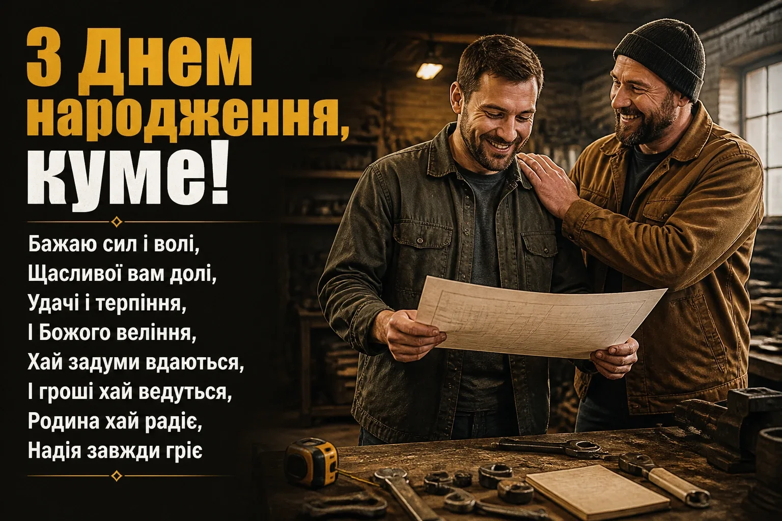 привітання з днем народження кума своїми словами привітання з днем народження кума своїми словами