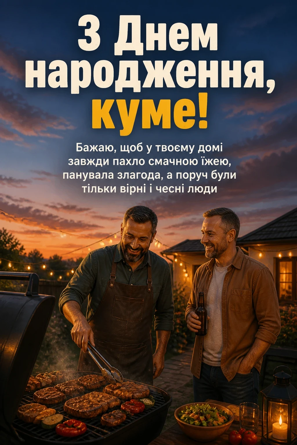 привітання з днем народження кума своїми словами привітання з днем народження кума своїми словами