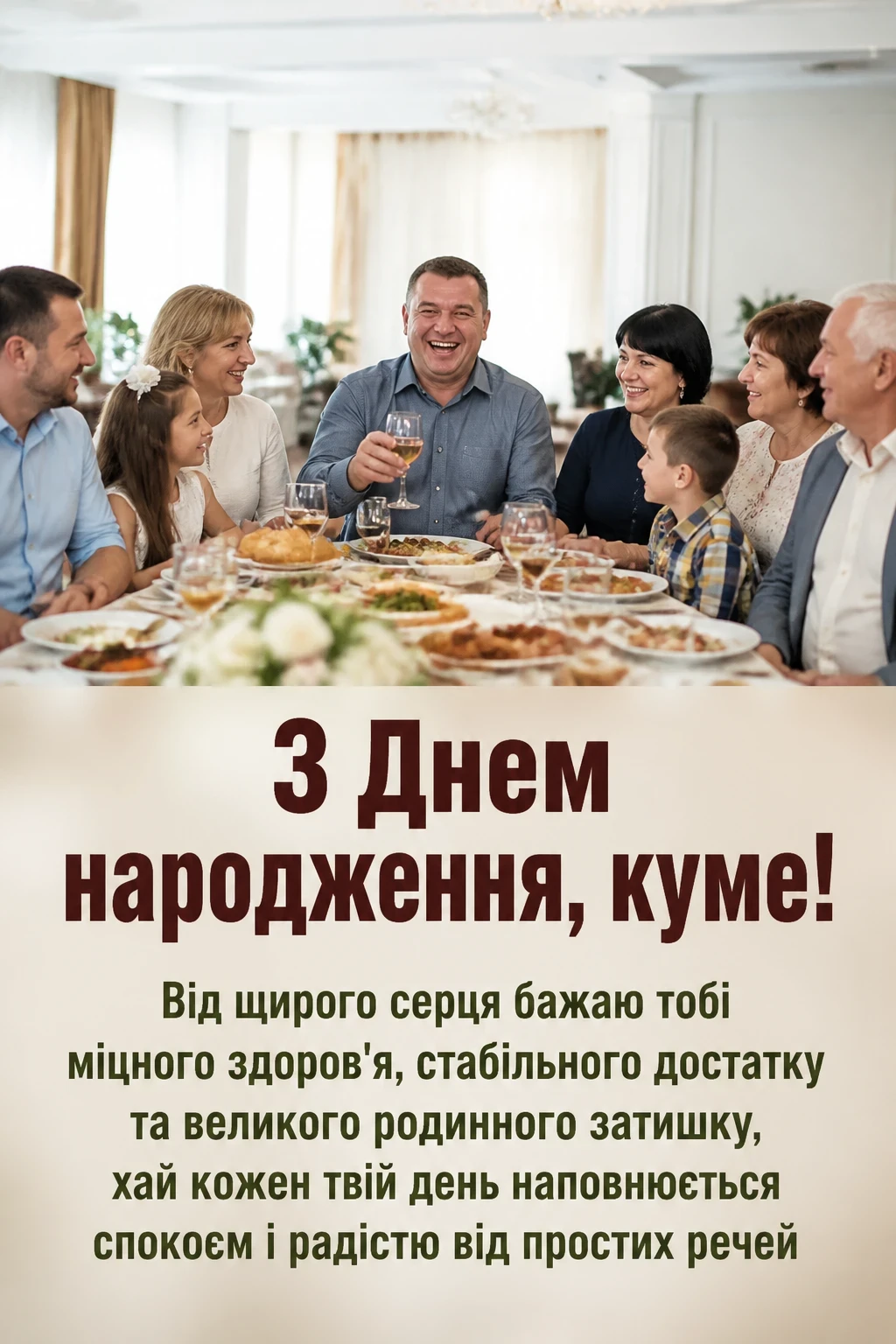 привітання з днем народження кума своїми словами привітання з днем народження кума своїми словами