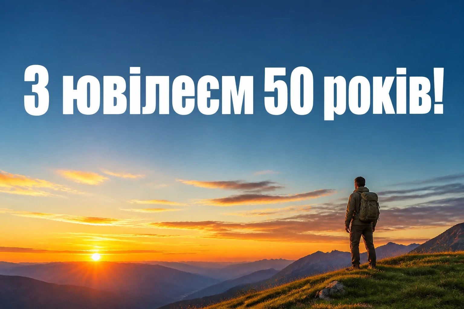 чоловікові привітання з ювілеєм 50 років мужчині