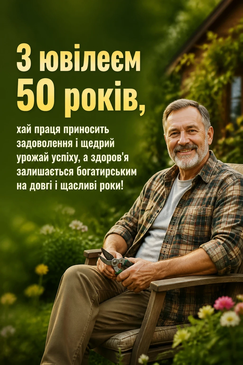 чоловікові привітання з ювілеєм 50 років мужчині