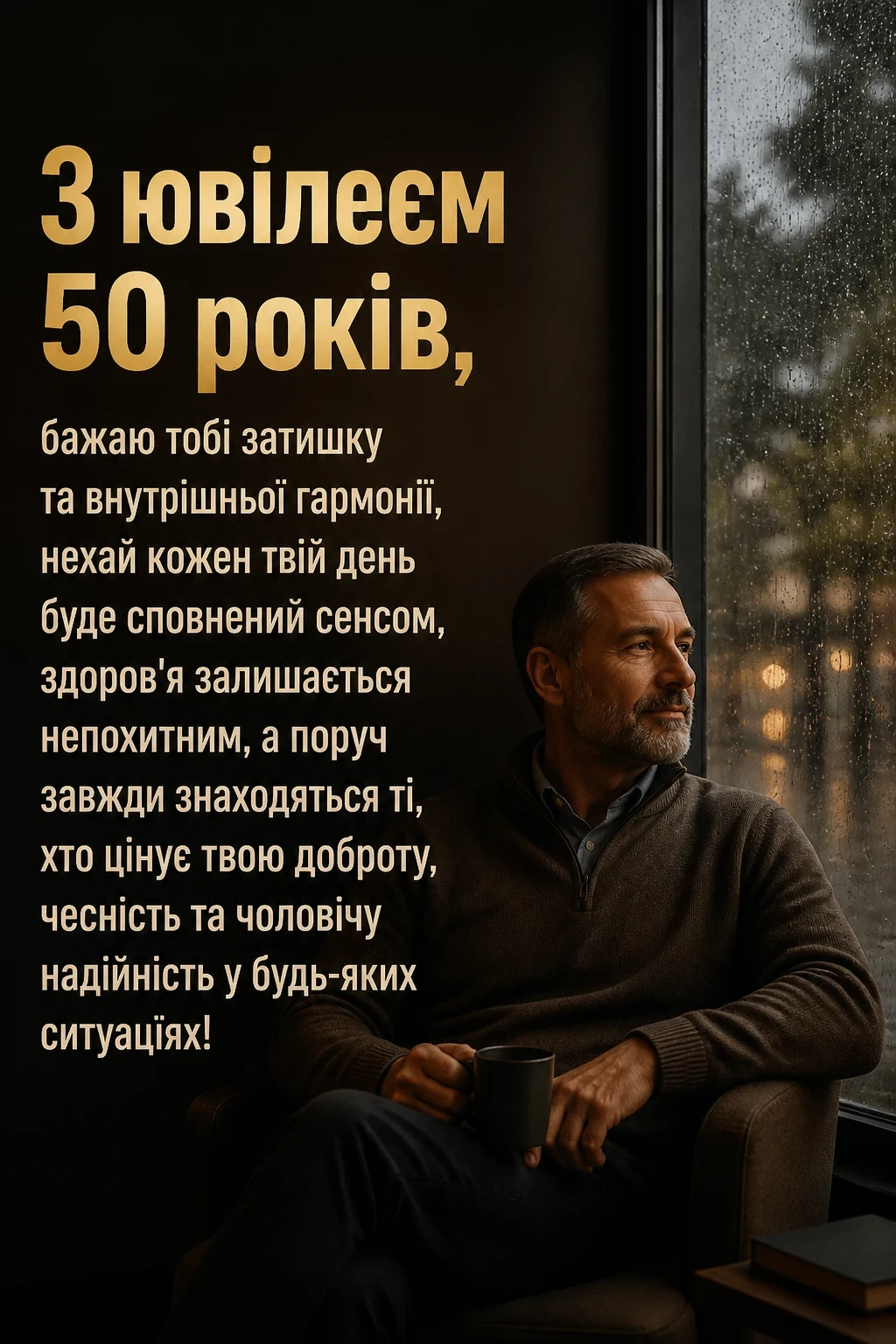 чоловікові привітання з ювілеєм 50 років мужчині