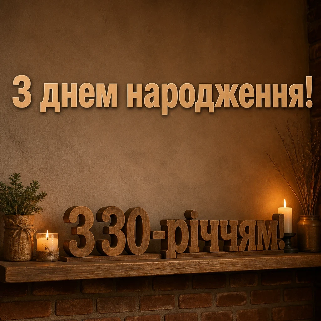 привітання з 30-річчям жінці