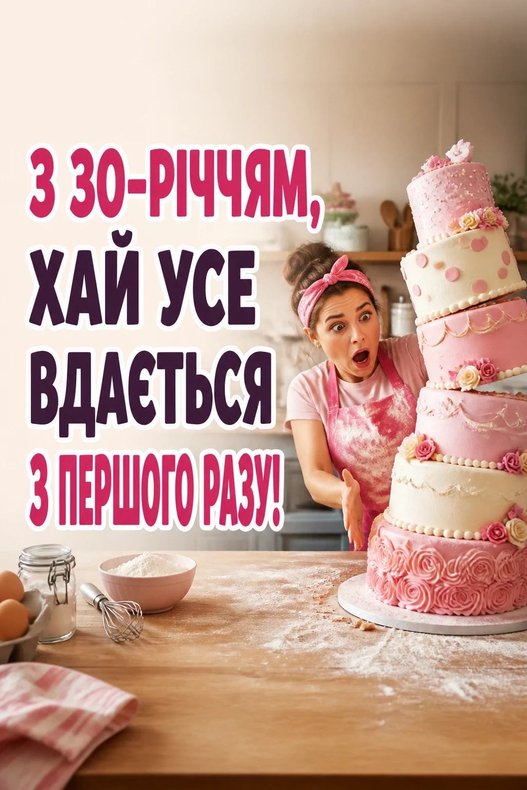 привітання з 30-річчям жінці